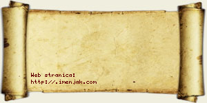 Jana Lalović vizit kartica